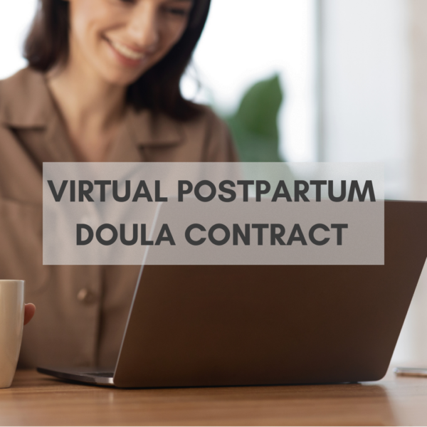 Virtual Postpartum Doula Contract Package